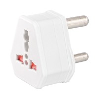 LinkQnet Universal British Female to South African 3-Pin Power Plug Travel Adapter