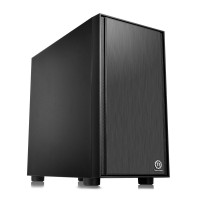 Thermaltake CA-1J1-00S1NN-00 Versa H17 Black Micro-ATX Desktop Chassis