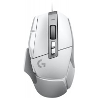 Logitech 910-006147 G502 X 25,600 DPI HERO 25K LIGHTFORCE Opto-Mechanical White USB Wired Gaming Mouse