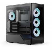 AeroCool ACL-P500A-BK-FRPB P500A ARGB Tempered Glass Steel Black ATX Mid-Tower Desktop Chassis