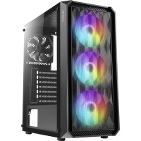 Antec NX292 Rainbow RGB LED Windowed Tempered Glass Black ATX Mid-Tower Desktop Chassis