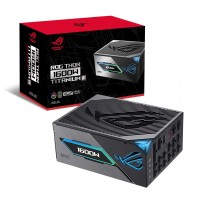 ASUS 90YE00V1-B0NA00 ROG THOR 1600W Titanium III 1600W 80 Plus Titanium Fully Modular Black ATX 3.1 Desktop Power Supply