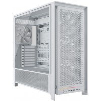Corsair CC-9011308-WW FRAME 5000D RS Tempered Glass White Steel Modular ATX Mid-Tower Desktop Chassis