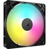 Corsair CO-9050182-WW RS140 ARGB 140mm PWM 1700 RPM Black Case Fan - Single Pack