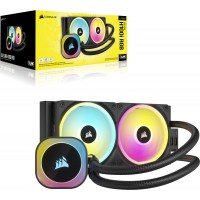 Corsair CW-9061001-WW iCUE Link H100i RGB AIO 240mm Black Liquid CPU Cooler