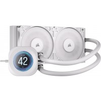 Corsair CW-9061032-WW NAUTILUS 240 RS LCD 240mm White Liquid CPU Cooler