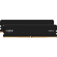 Crucial CP2K64G56C46U5 Pro 128GB (2x64GB) DDR5-5600 CL46 1.1V XMP EXPO Black Desktop Memory