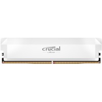 Crucial CP16G64C38U5W Pro Overclocking 16GB (1x16GB) DDR5-6400 CL38 1.35V XMP EXPO White Desktop Memory