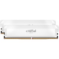 Crucial CP2K32G60C40U5W Pro Overclocking 64GB(2x32GB) DDR5-6000MHz CL40 1.35V White Desktop Memory