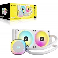 Corsair CW-9061005-WW iCUE Link H100i RGB AIO 240mm White Liquid CPU Cooler