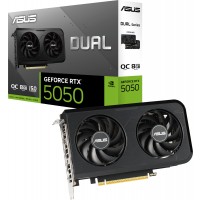 ASUS GeForce RTX 5050 DUAL OC DUAL-RTX5050-O8G 8GB GDDR6 128-bit PCIe 5.0 Desktop Graphics Card