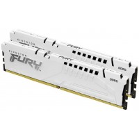 Kingston KF560C36BWEK2-64 Fury Beast 64GB (2x32GB) DDR5-6000MHz CL36 1.35V White EXPO Desktop Memory