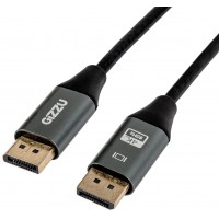Gizzu GCPDPDP15 1.5m DisplayPort 1.2 HBR2 4K60 Male to Male Black Cable