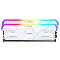 GeiL GAMSW532GB6000C38BDC GEMINI RGB AMD Edition 32GB (2x16GB) DDR5-6000MHz CL38 1.35V EXPO Glacier White Desktop Memory