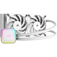 Corsair CW-9060078-WW H100i RGB ELITE 240mm All-In-One White Liquid CPU Cooler