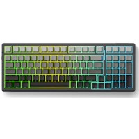 MCHOSE HW-G98S-5 G98 Pro 98% Compact RGB Flame Orange Switch Black Wireless Mechanical Gaming Keyboard