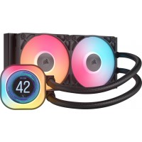 Corsair CW-9061022-WW iCUE LINK TITAN 240 RX LCD 240mm Black Liquid CPU Cooler