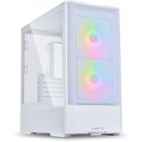Lian Li G99.LAN207RW.00 LANCOOL 207 MESH ARGB Clear Tempered Glass White Steel ATX Mid-Tower Desktop Chassis