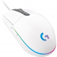 Logitech 910-005824 G102 LIGHTSYNC 8,000 DPI RGB White Wired Gaming Mouse