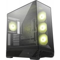 MSI MAG PANO 130R PZ ARGB Tempered Glass Steel Black Project Zero ATX Mid-Tower Desktop Chassis