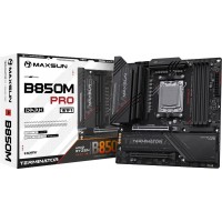 MAXSUN Terminator B850M PRO DARK WIFI AMD B850 Ryzen Socket AM5 Micro-ATX Desktop Motherboard