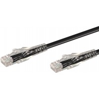 LinkQnet NET-CAT6-BK-2M-LQ 2.0m CAT6 RJ-45 U/UTP Anti-Snag Moulded PVC Black Network Cable