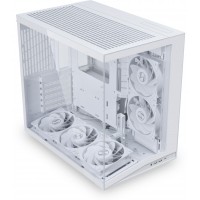 Lian Li G99.O11DMIV2FW.00 O11D Mini V2 Flow Tempered Glass White Steel ATX Mid Tower Desktop Chassis