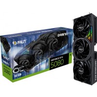 Palit GeForce RTX 5080 GamingPro OC NE75080S19T2-GB2031A 16GB GDDR7 256-Bit PCIe 5.0 Desktop Graphics Card