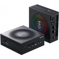PELADN HO5 AMD Ryzen AI 9 HX 370 5.1GHz 12-Core 32GB (On-Board) LPDDR5X-7500 1TB M.2 NVMe Windows 11 Pro Black Mini PC