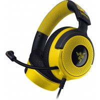 Razer RZ04-05180300-R3M1	Kraken V4 X Chroma RGB Pokémon Kanto Starters Multi-Platform Yellow USB Wired Gaming Headset 