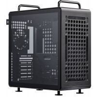 Cooler Master Q540-MGNN-S00 QUBE 540 Tempered Glass Curved Steel Stardust Icon ATX Mid-Tower Desktop Chassis