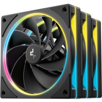 Deepcool R-FL12RSE-BKAPN3-G FL12R SE ARGB PWM 120mm Reversed Black Case Fan - Triple Pack
