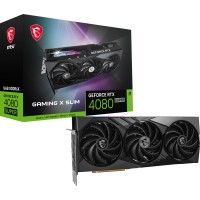 MSI GeForce RTX 4080 SUPER 16G Gaming X Slim RTX-4080-SUPER-16G-GAMING-X-SLIM 16GB GDDR6X 256-bit PCIe 4.0 Desktop Graphics Card