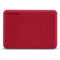 Toshiba HDTCA10ER3AA Canvio Advance 1TB USB 3.2 Gen 1 Type-A Red External Hard Drive