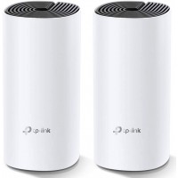 TP-Link Deco M4 AC1200 WiFi 5 Dual-Band Whole Home Mesh Gigabit White Wireless Router - 2-Pack