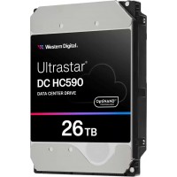 Western Digital 0F65672 Ultrastar DC HC590 26TB 7200 RPM 512MB Cache 512e SE NP3 Helium-Sealed SATA 3.0 Internal Hard Drive