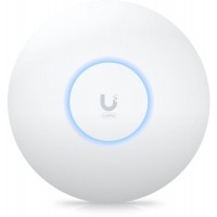Ubiquiti U6-PLUS UniFi U6+ WiFi 6 Dual-Band 4x4 MU-MIMO White Ceiling Mount Compact Gigabit Ethernet PoE Access Point