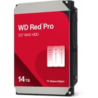Western Digital WD142KFGX Red Pro NAS 14TB 7200 RPM 512MB Cache SATA 3.0 Internal Hard Drive