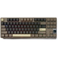 Womier QK87 Tenkeyless RGB POM Beige Switch Brown Wireless Mechanical Keyboard