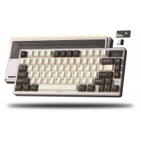 Womier SK71 PRO 75% RGB POM Vanilla Switch Aluminium Desert Wireless Mechanical Keyboard