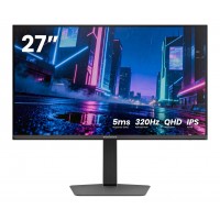WootVision 27Q I320 27" WQHD (2560x1440) 320Hz 5ms IPS Gaming Desktop Monitor