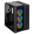 Corsair CC-9011168 Crystal Series 680X RGB Black Tempered Glass ATX Mid-Tower Smart Desktop Chassis