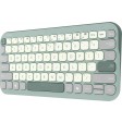 ASUS 90XB0430-BKM3A0 Marshmallow KW100 Ultracompact 75% Low Profile Green Tea Latte Bluetooth Wireless Ergonomic Keyboard