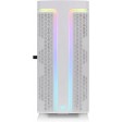 Thermaltake CA-1X4-00M6WN-00 H590 TG ARGB Tempered Glass Snow SPCC E-ATX Mid Tower Desktop Chassis