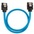 Corsair CC-8900251 Premium Sleeved SATA 6Gbps 30cm Blue SATA Cable