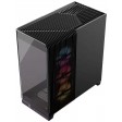 Corsair CC-9011316-WW FRAME 4500X LX-R RGB iCUE LINK Tempered Glass Black Steel ATX Mid Tower Desktop Chassis