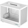 DeepCool R-CH160-WHNGI0-G-1 CH160 WH Tempered Glass Steel White Mini-ITX Mini-Tower Desktop Chassis