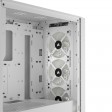 Corsair CC-9011256-WW 3000D RGB AIRFLOW Clear Tempered Glass White Steel ATX Mid-Tower Desktop Chassis