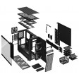 Fractal Design FD-C-DEF7A-03 Define 7 Dark Tempered Glass Black Steel E-ATX Mid Tower Desktop Chassis