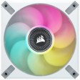 Corsair CO-9050117-WW iCUE ML120 RGB ELITE Premium 120mm White Case Fan Triple Kit + iCUE Lighting Node CORE